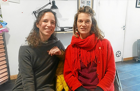 Justine Macadoux et Coralie Maniez