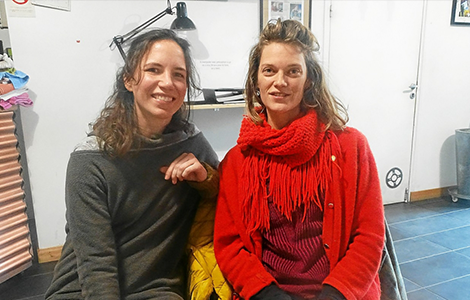 Justine Macadoux et Coralie Maniez